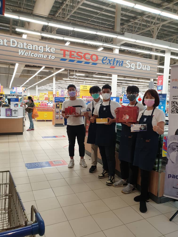 Face Mask Roadshow with Tigo The Tiger at Tesco Sungai Dua, Penang