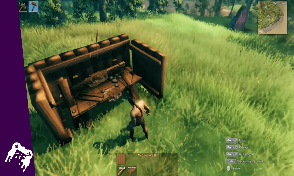 How To Craft A Valheim Workbench With A Roof