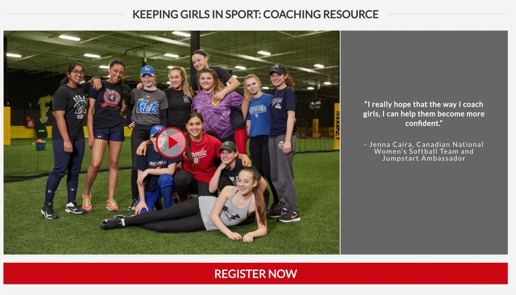 Canadian Tire Jumpstart Launched Keeping Girls in Sport in Partnership with Coaching Association