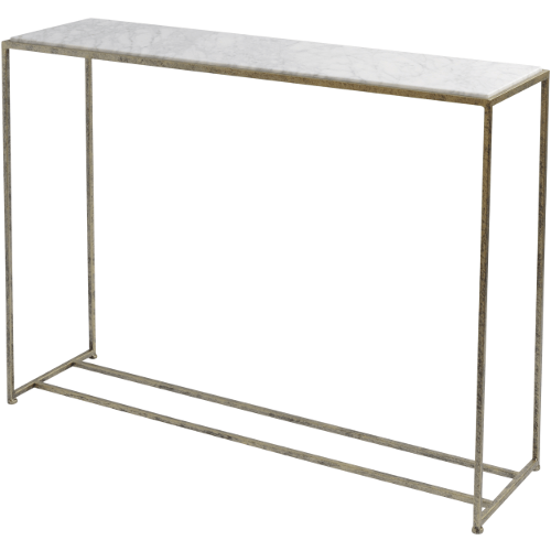 Kavala White Marble Console Table Respire Living
