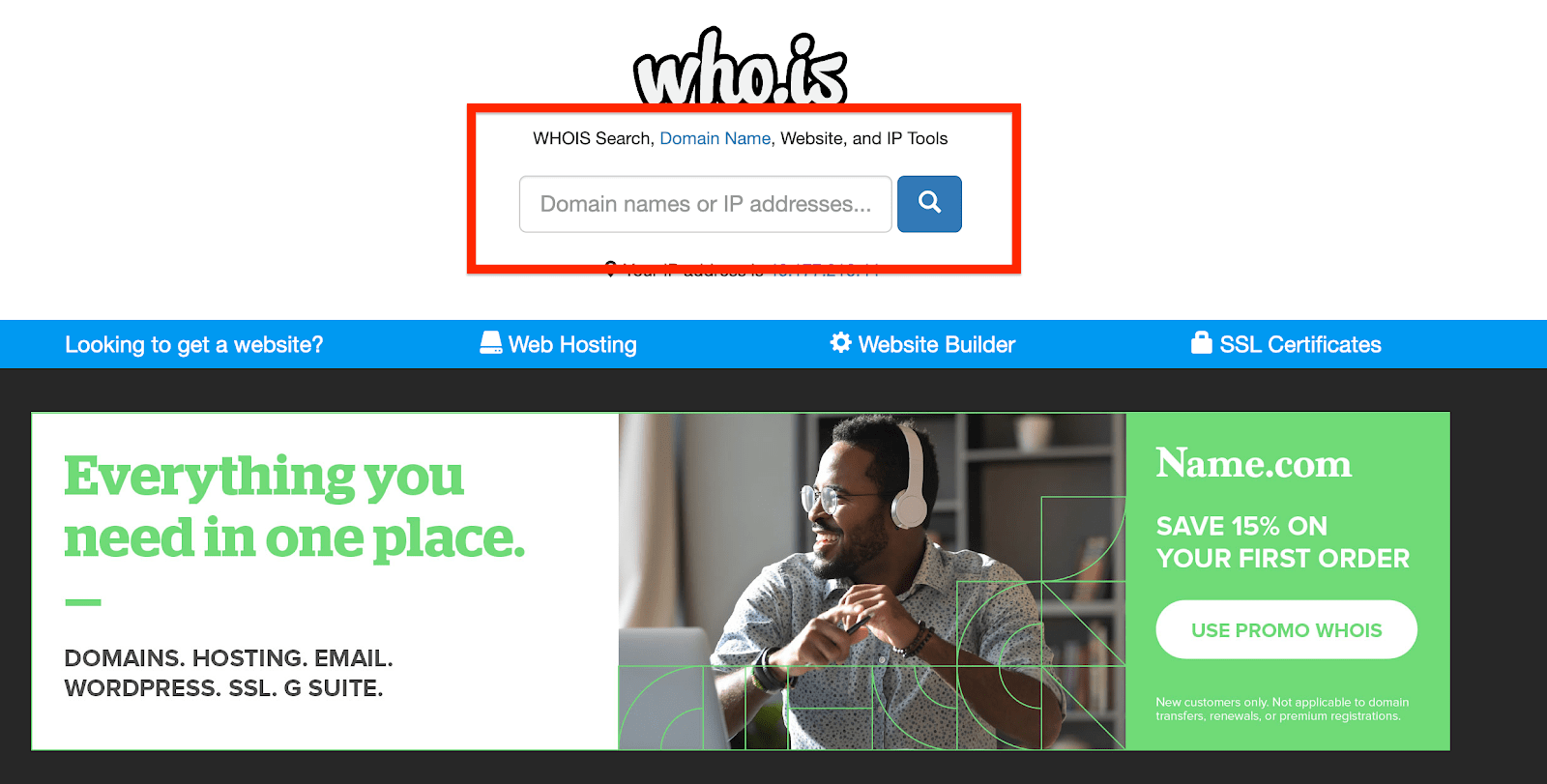 Whois networksolutions.com