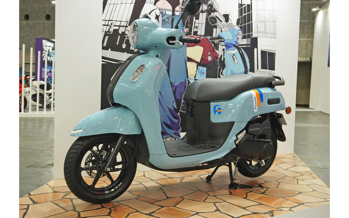 ヤマハ、若者に爆発的人気の“おしゃれ”125ccスクーターをサプライズ公開！日本発売を予告…大阪モーターサイクルショー2025 レスポンス