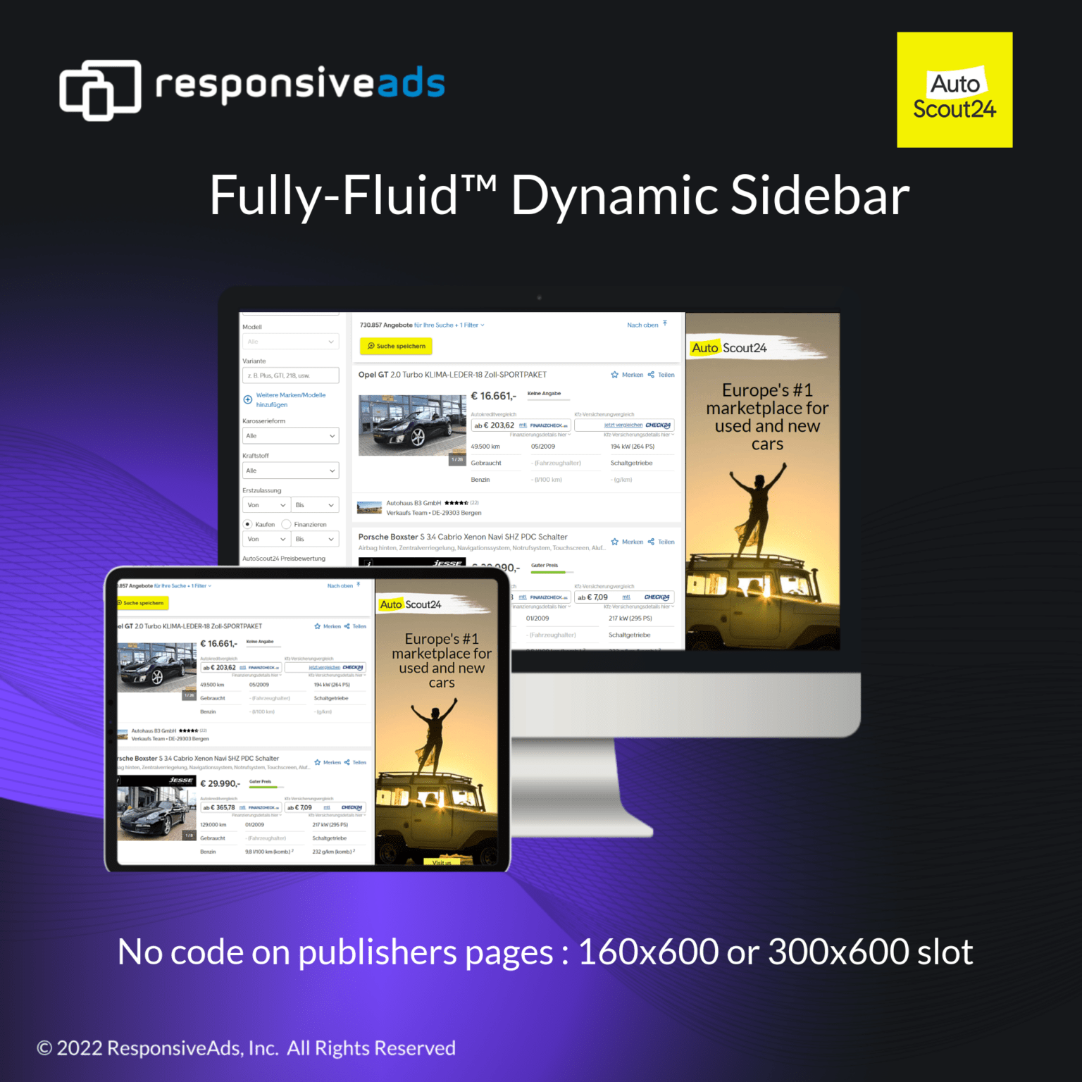 FullyFluid™ Friday Programmatic Dynamic Sidebar ResponsiveAds