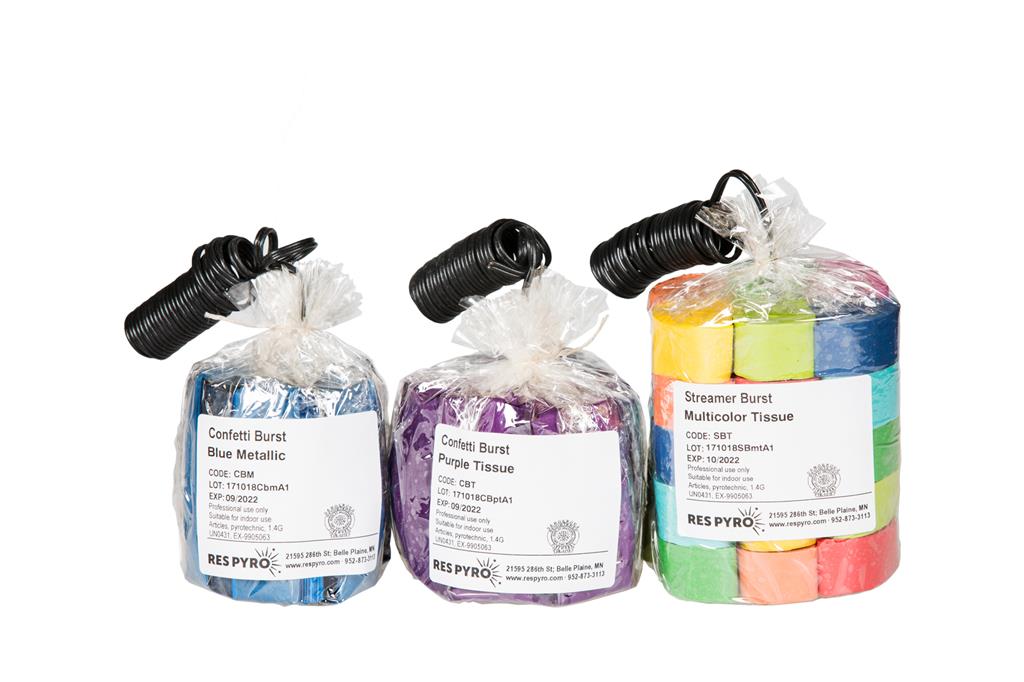 Confetti & Streamer Burst RES Pyro