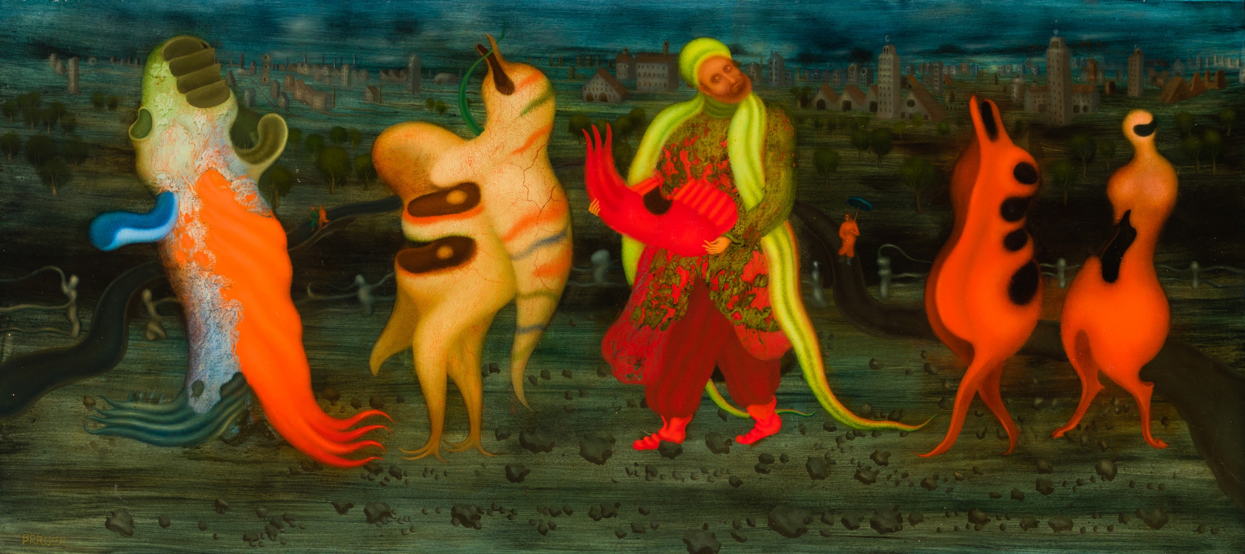 Arik Brauer Kunstliche Gesellschaft Ressler Kunst Auktionen