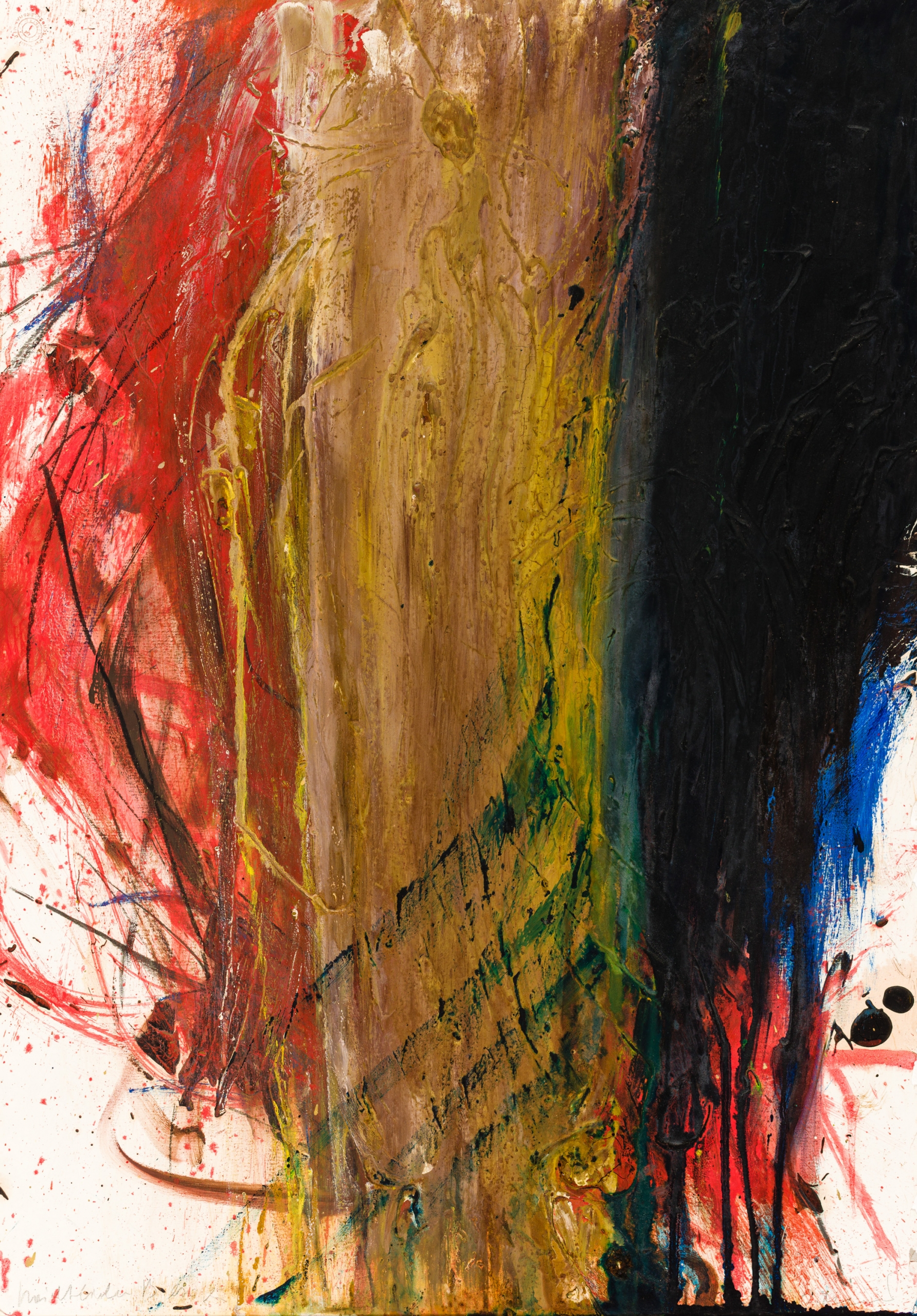 Arnulf Rainer Das Ist Lieber Besuch Ressler Kunst Auktionen