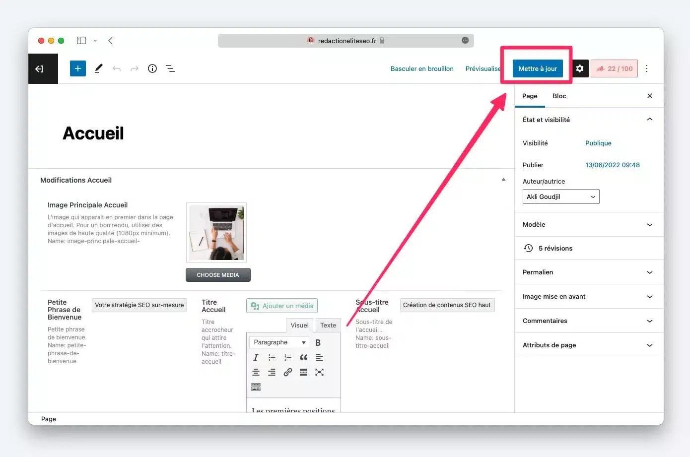 Modifier un texte Pixel Drop