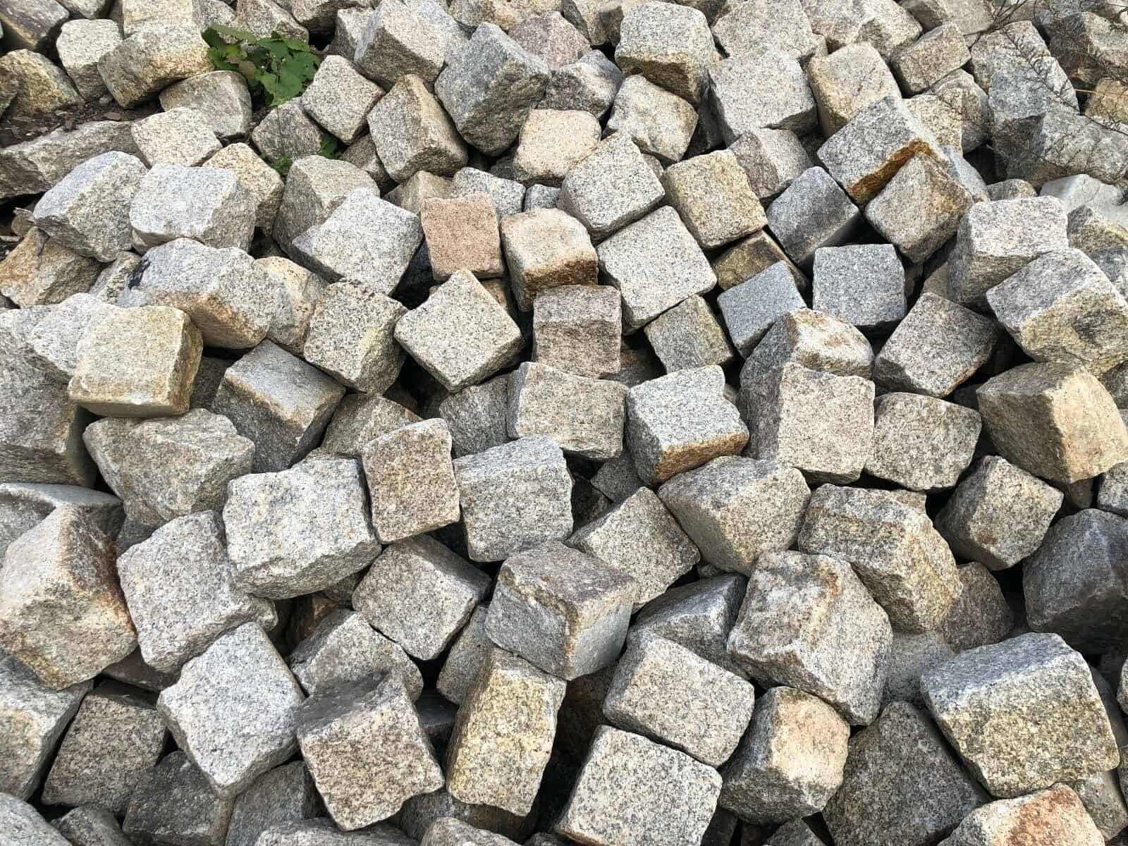Alte Granit Pflastersteine 18 x 20 Granitpflaster Granitsteine