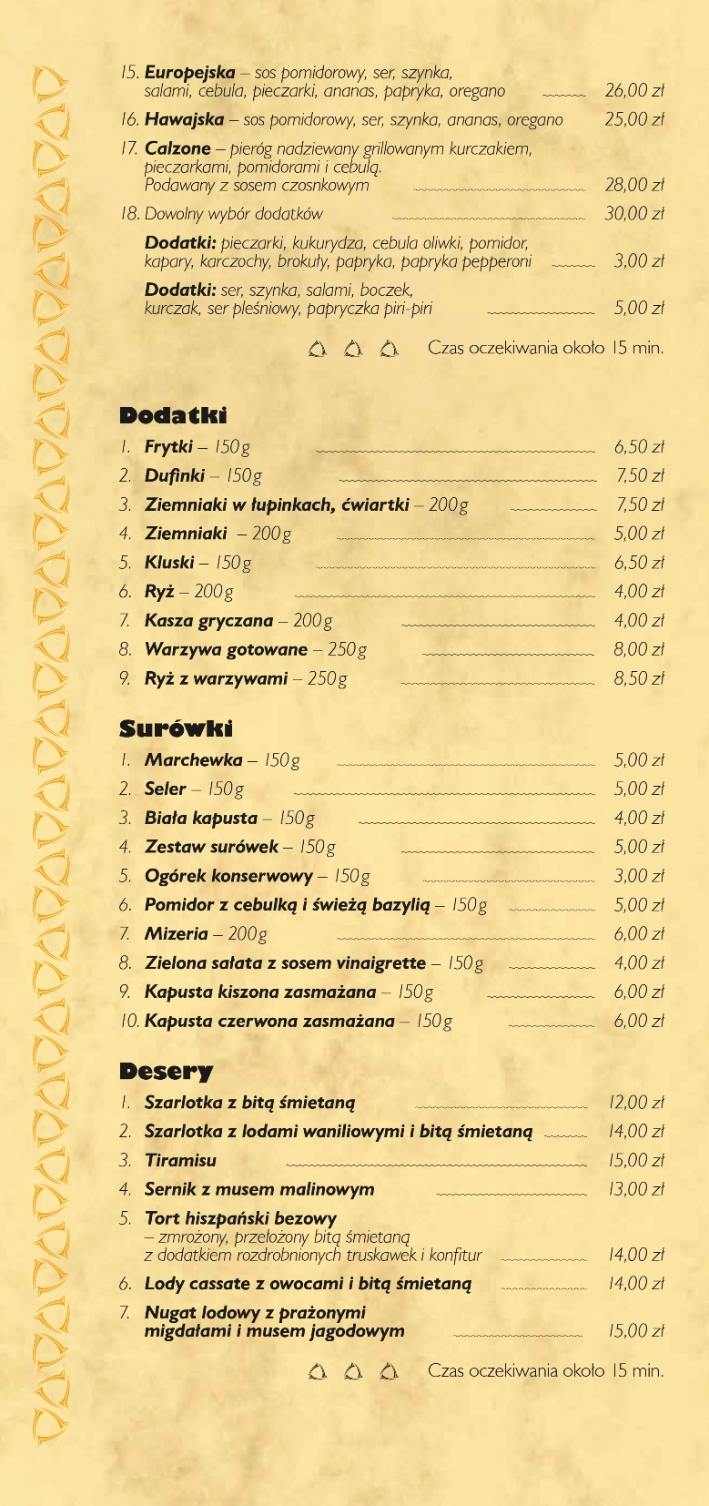 menu3 Restauracja PATIO Restauracja PATIO