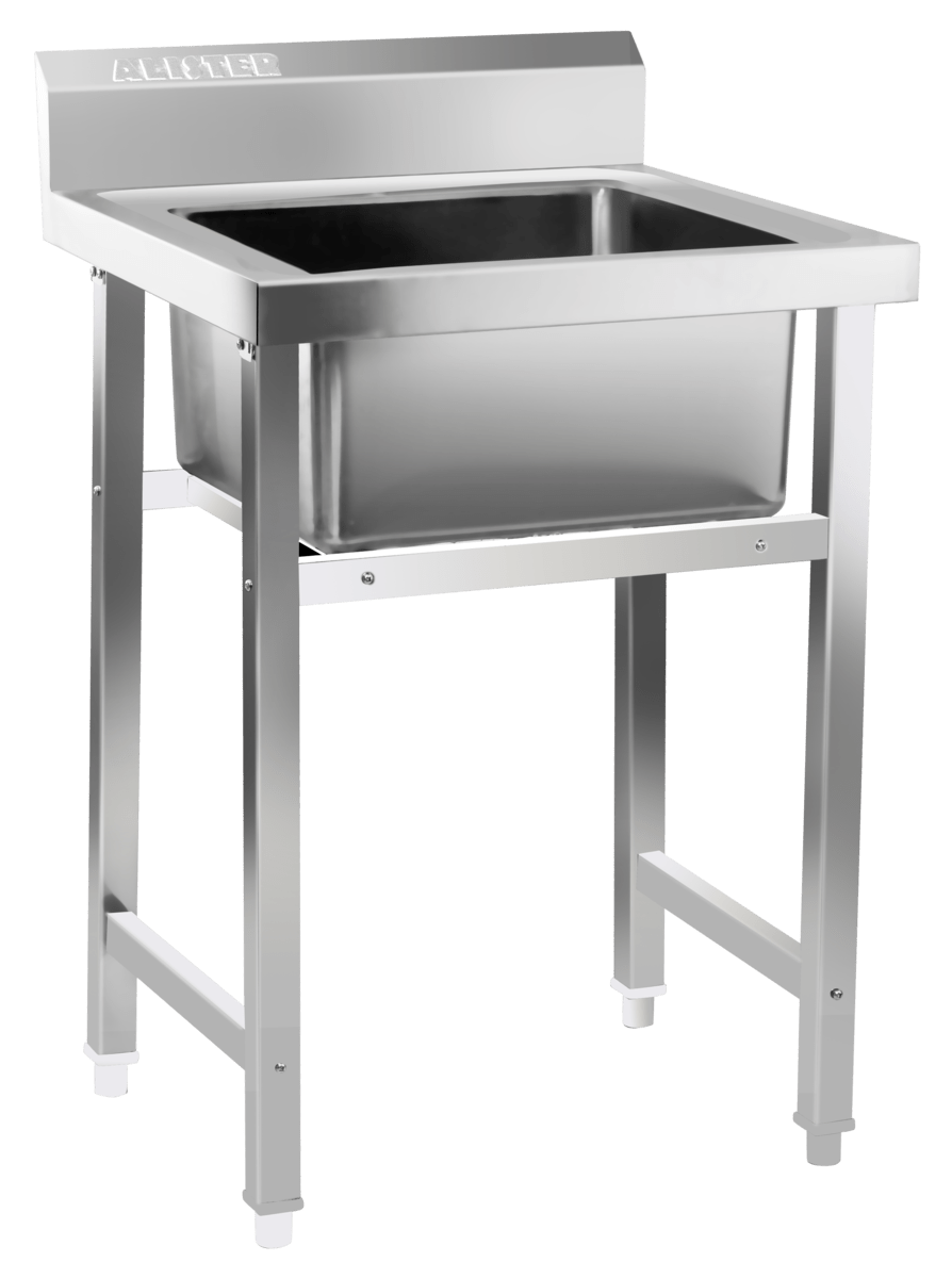 SS SINGLE SINK UNIT WITH SPLASHBACK Restaurant.Store