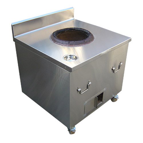 SS TANDOOR WITH GAS BURNER INSULATED SQUARE Restaurant.Store