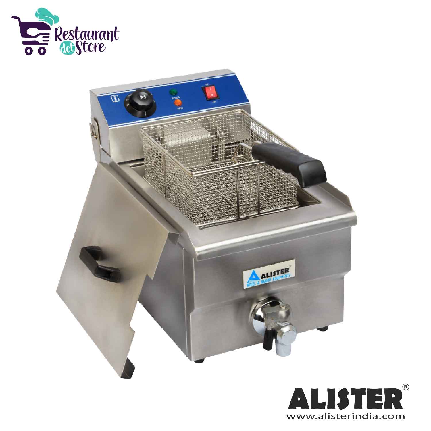 Electric Deep Fryer With Tap 10 Litre Restaurant Store