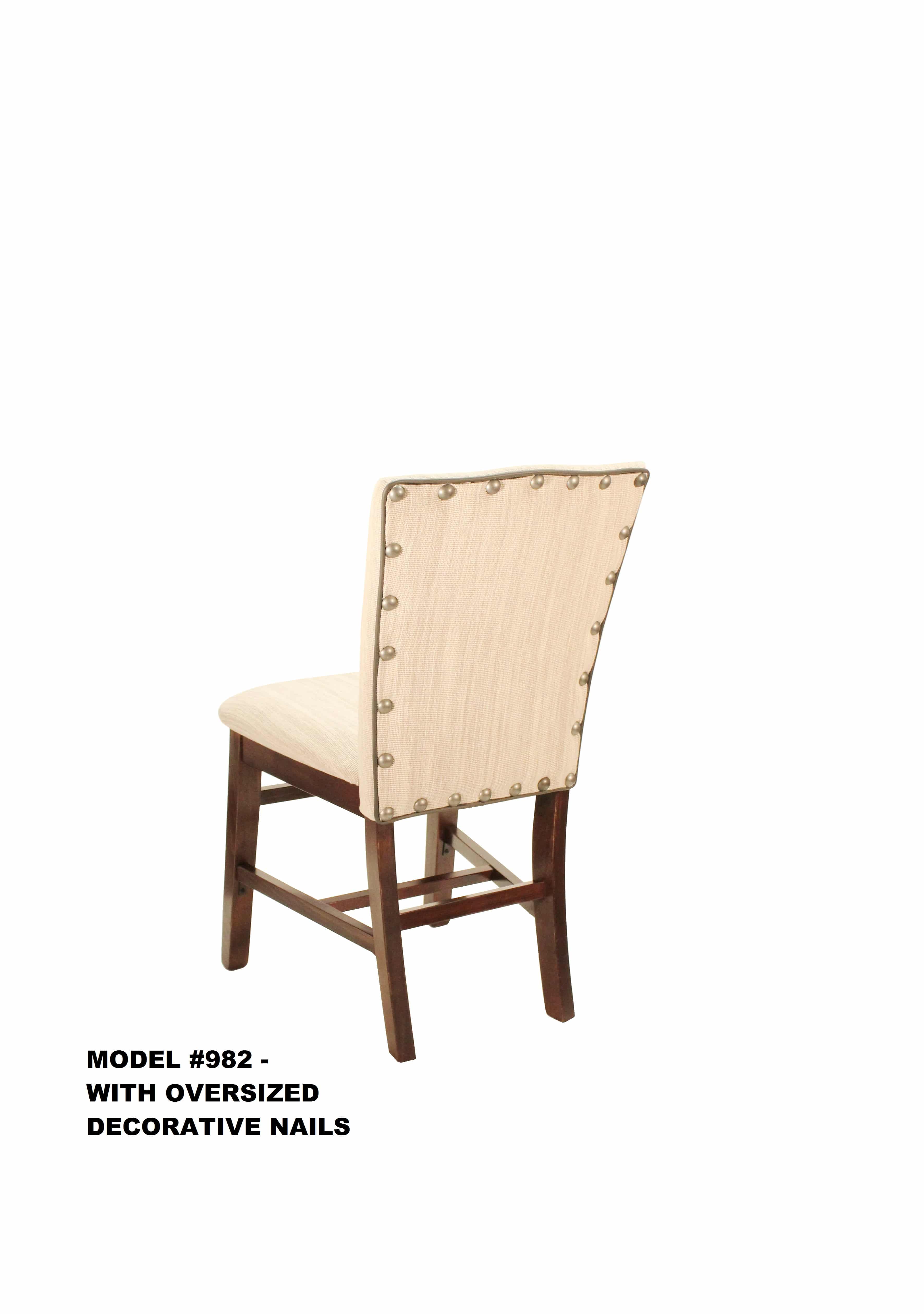 Heavy Duty Fully Padded Back Wood Chair Model 982 Restaurant Chairs