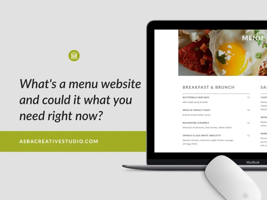 What's a menu website and could it be what you need right now