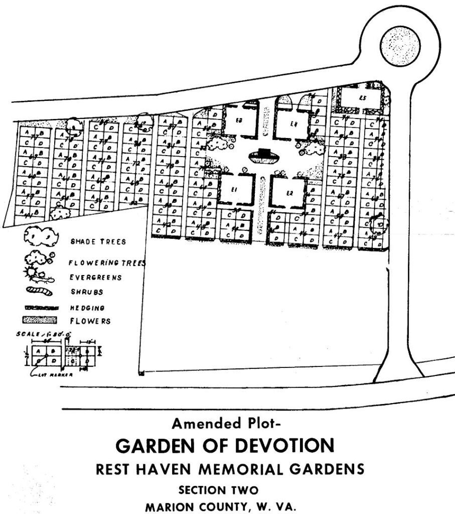 Section Maps Rest Haven Memorial Gardens