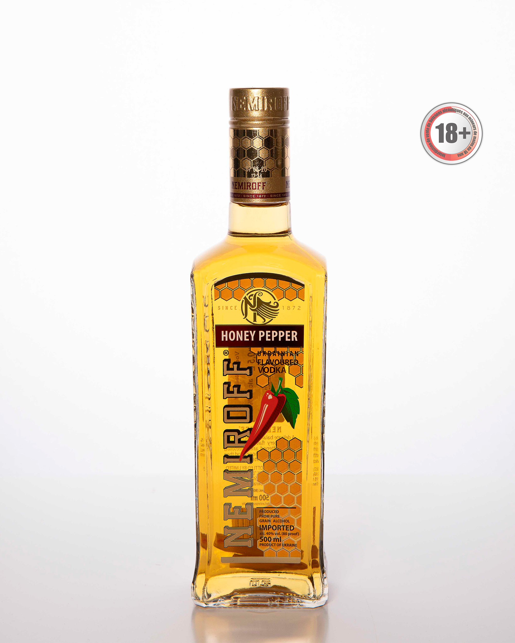 Vodka « Nemiroff. Honey Pepper » Restaurant Dostoïevski