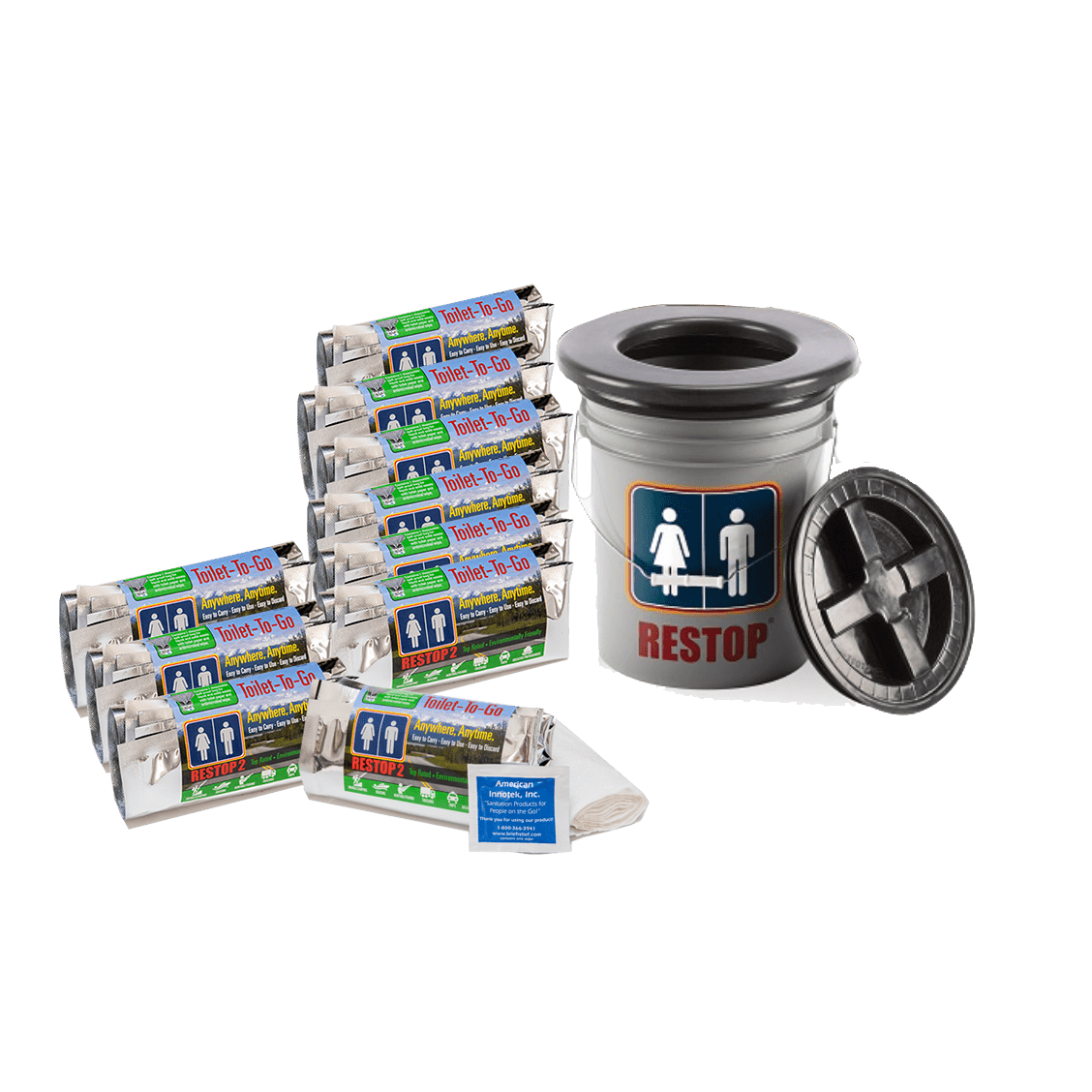 RS510 RESTOP Commode with Supplies – Restop