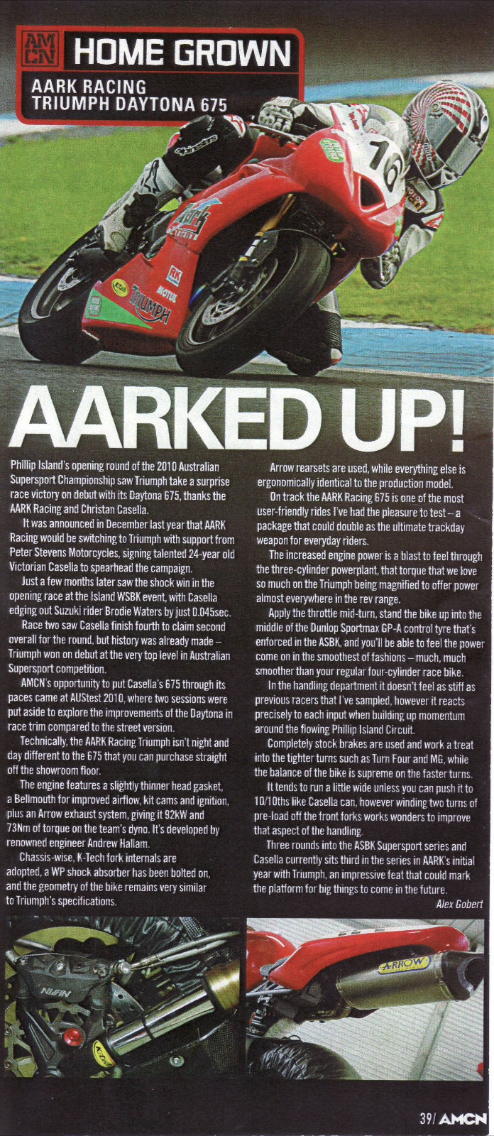 AARK Racing AMCN Article Restorace Motorcycles