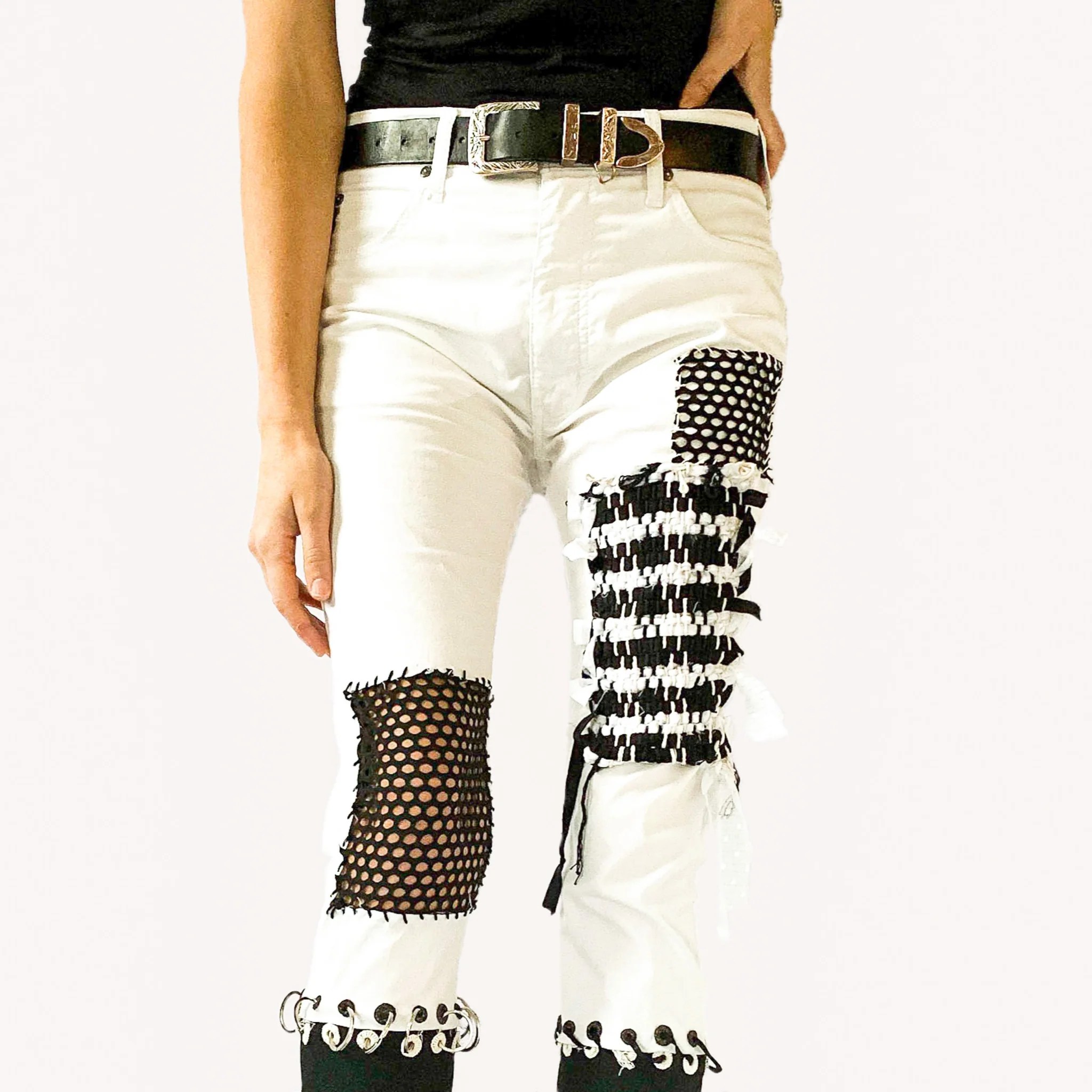 SUSTAINABLE UPCYCLE AND DIY HAND SEWN EYELETS