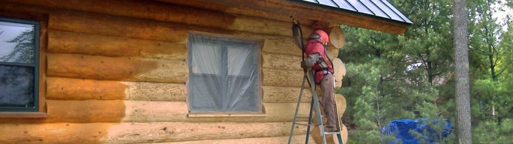 Sandblasting and Cob Blasting Log Homes Edmunds and Company