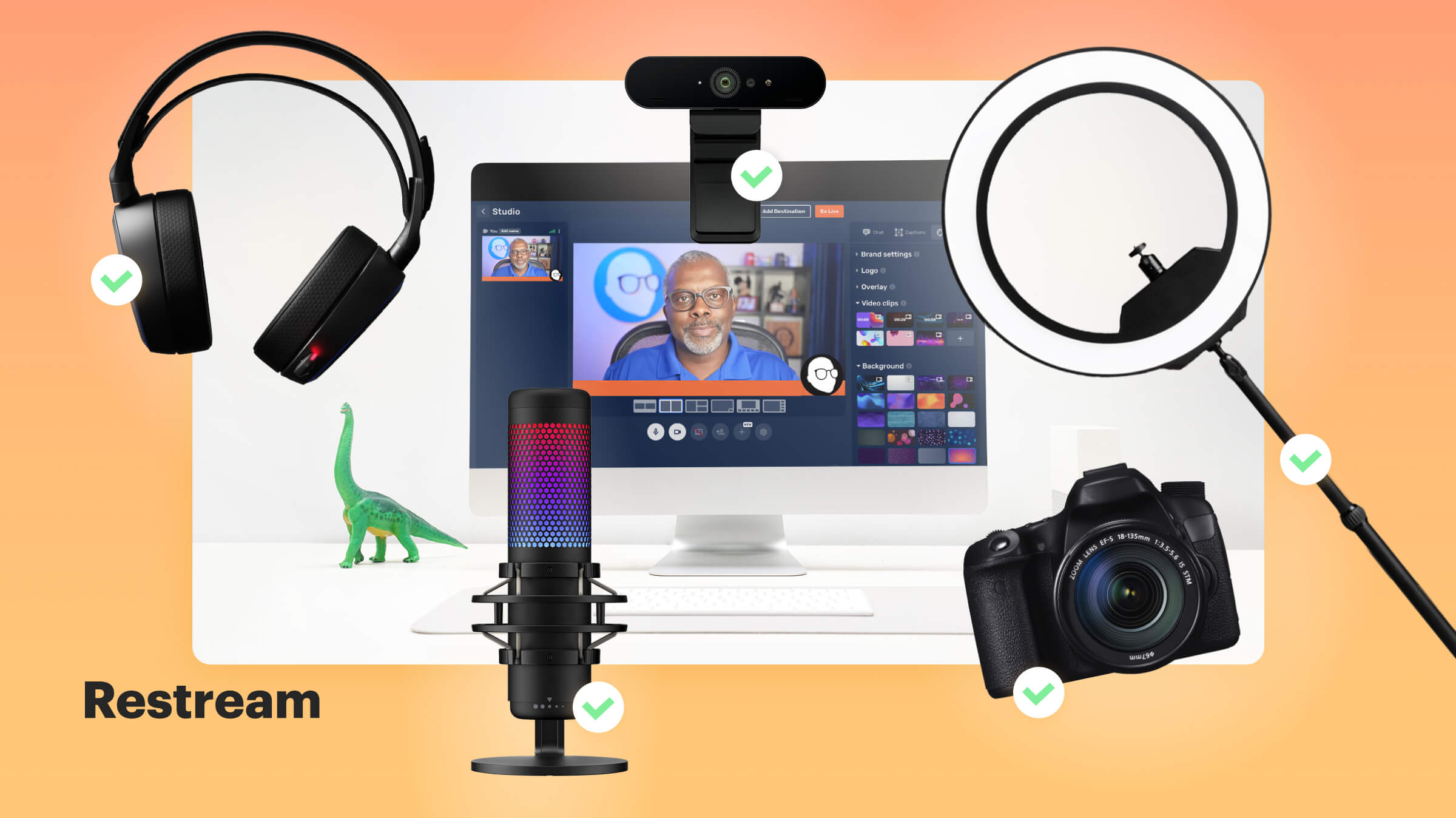 Setting Up a Home Live Streaming Studio Full Guide Restream Blog