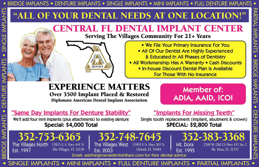 Central Florida Dental Associates LLC in The Villages Directory, FL