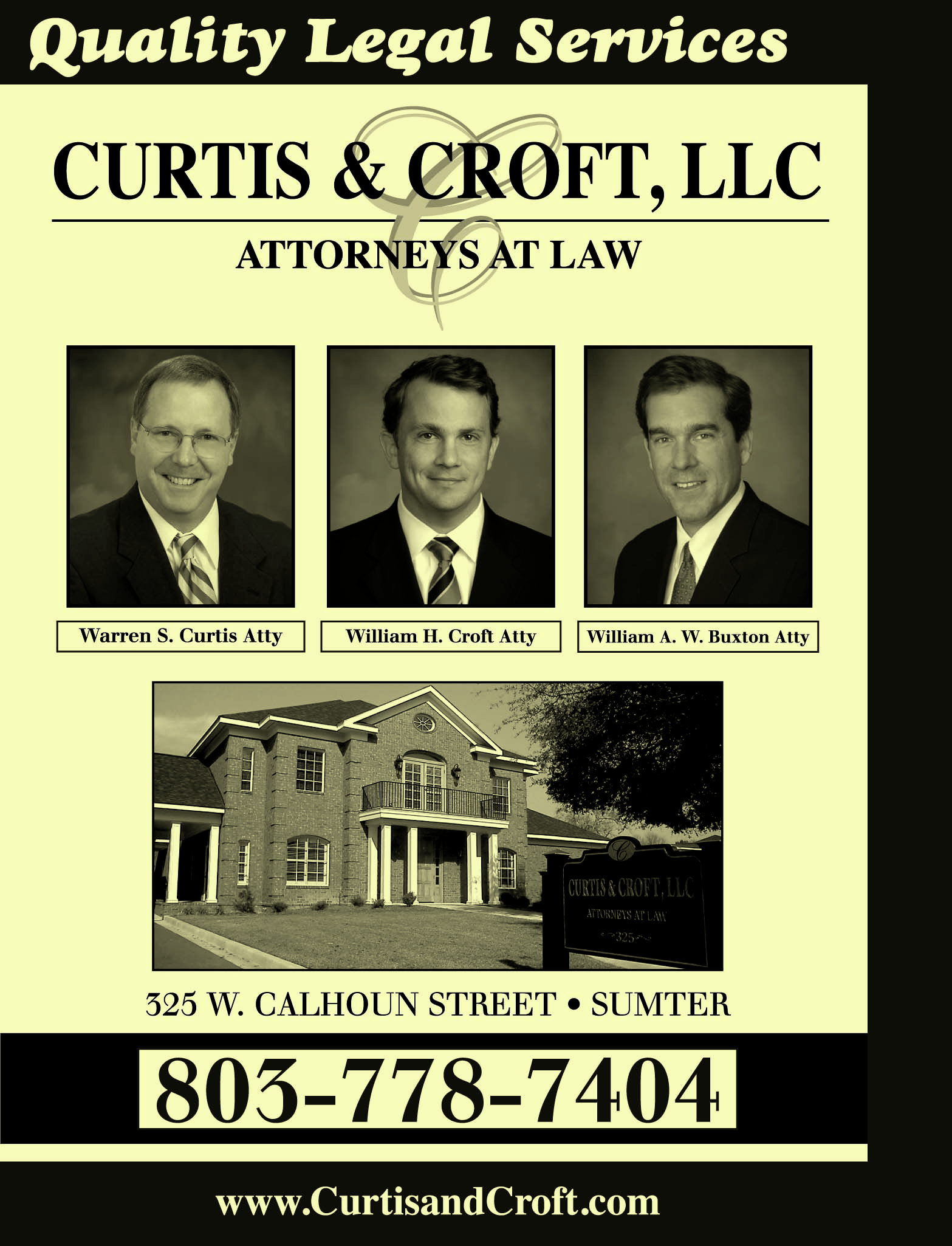 Curtis & Croft LLC in Sumter, SC