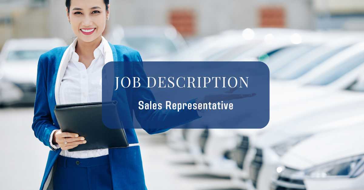 Sales Representative Job Description
