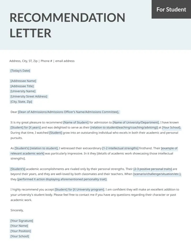 Primary School Appeal Letter Examples