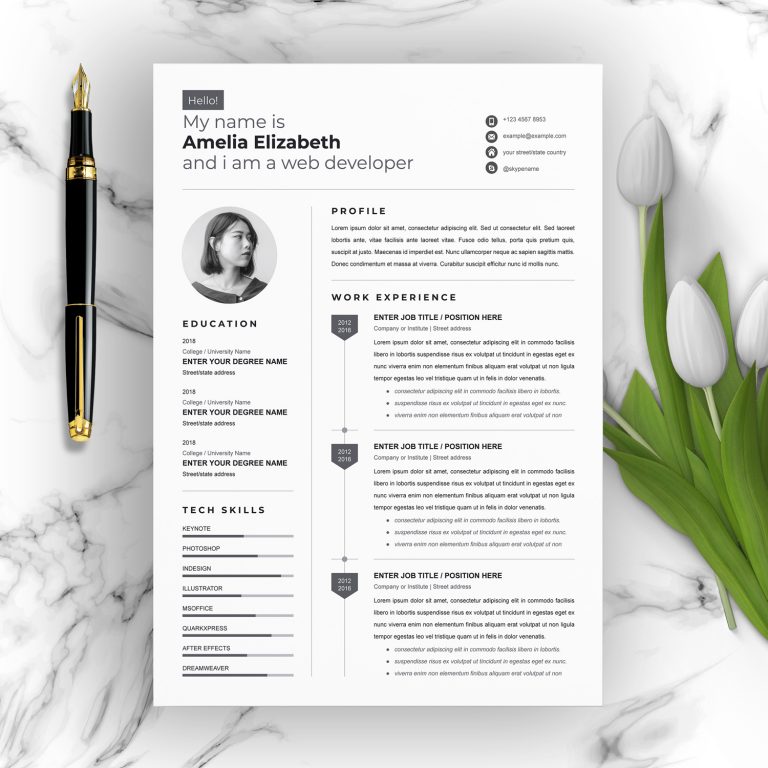 Junior Graphic Designer Resume Template ResumeInventor