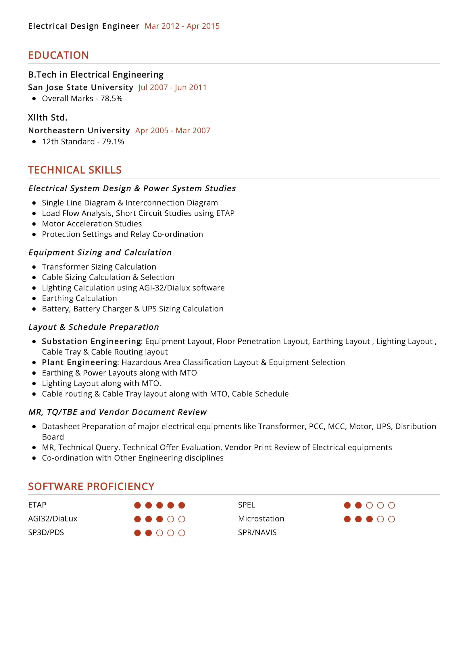 Electrical Engineer Resume Sample in 2024 ResumeKraft