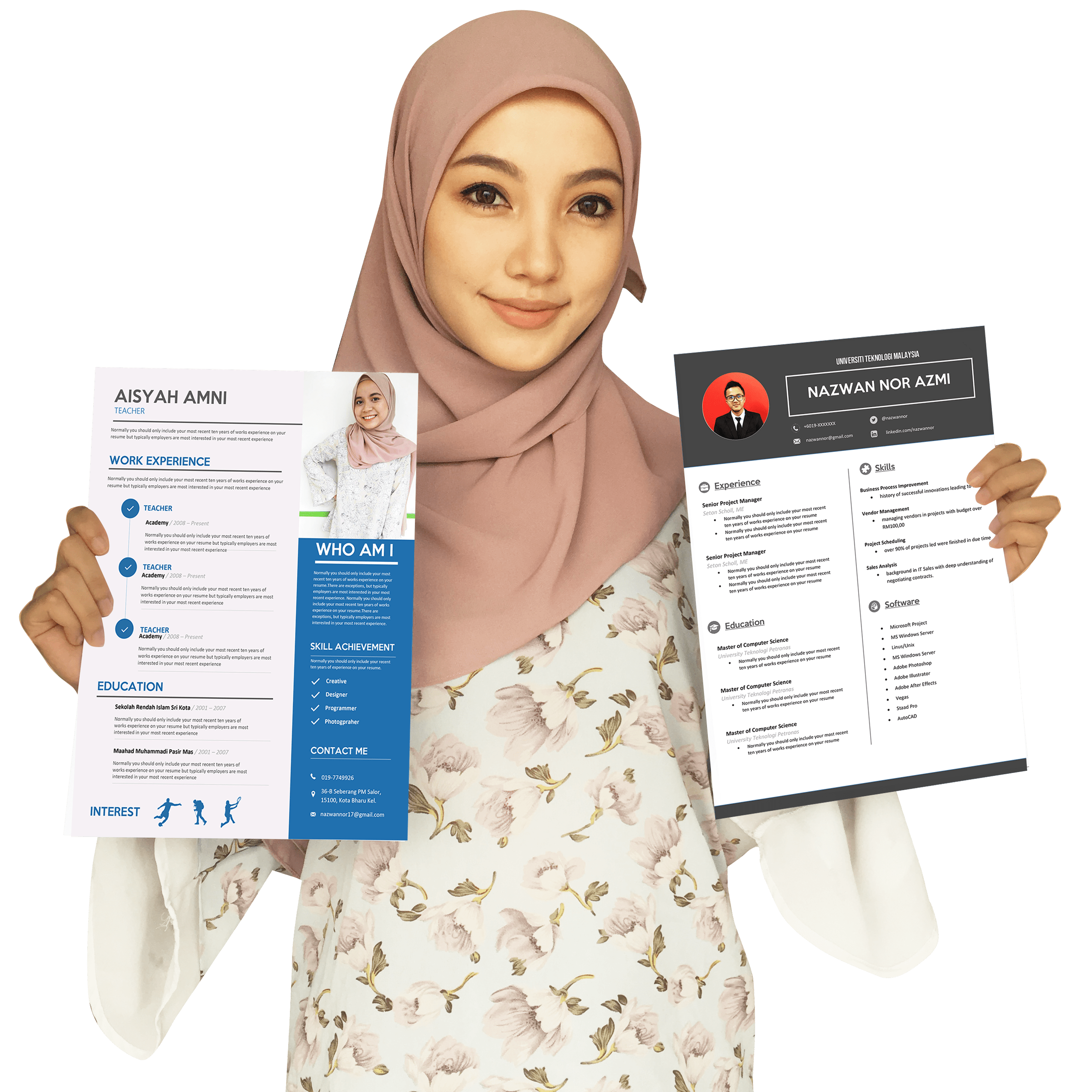 Template Resume dan Cover Letter Kerjaya Kerajaan
