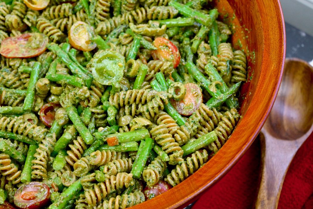 Vegan Protein Pesto Pasta Resume Recipes