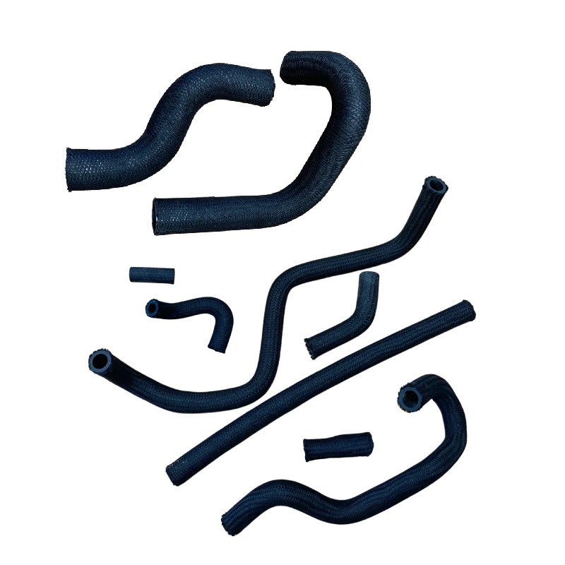 Datsun 240z Coolant Hose set with radiator hoses OEM Style braided