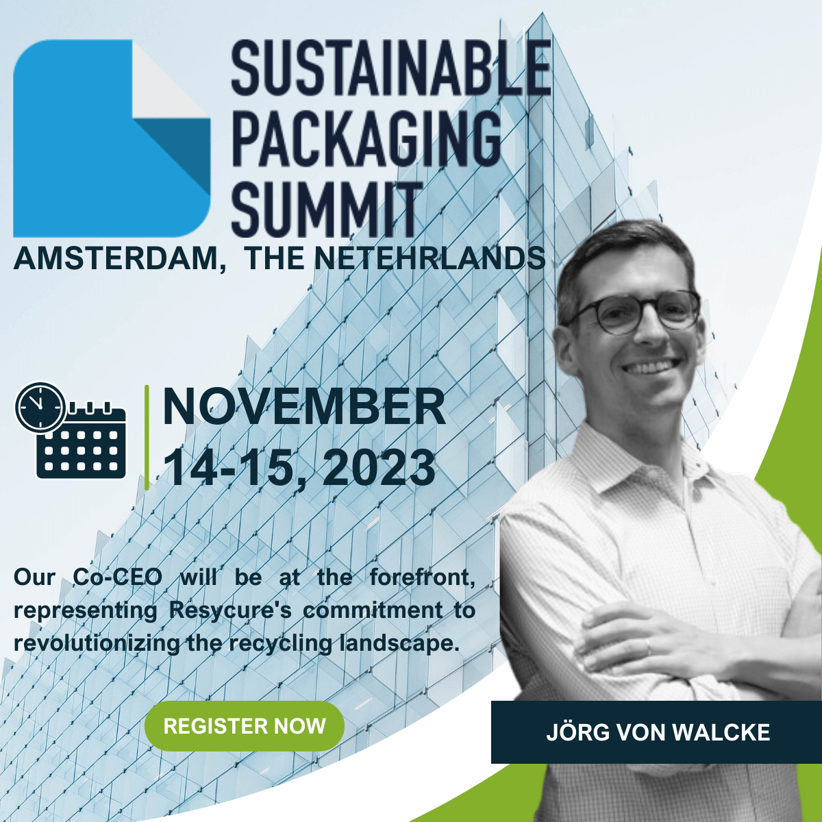 Resycure will attend the Sustainable Packaging Summit 2023 Resycure