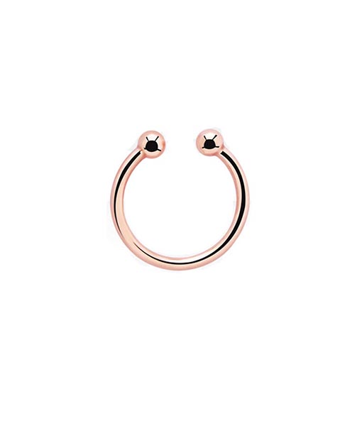 Rose Gold Fake Septum2 Sugar Body Jewellery Retail