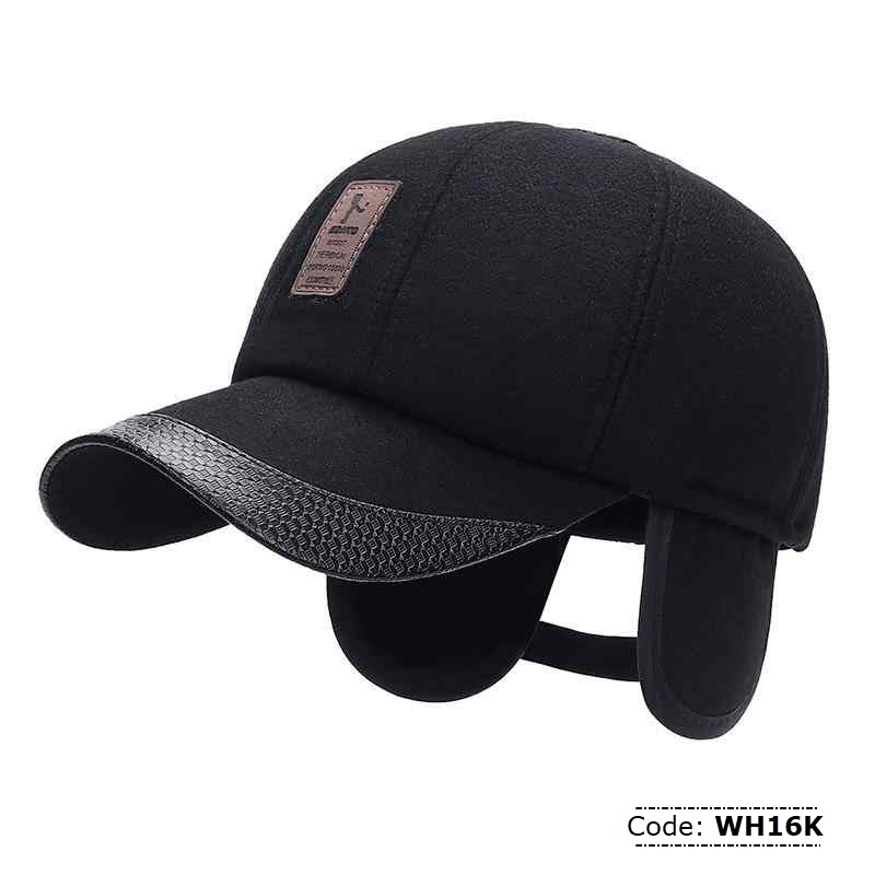 WH16K Winter Baseball Cap with Ear Flap RetailBD