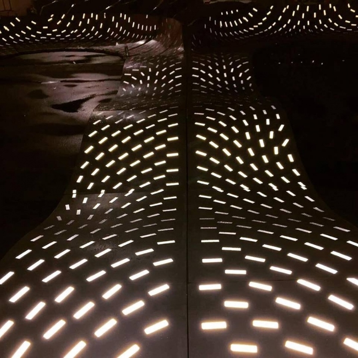 » VelO2 interactive light installation by Loop.pH, Taipei Taiwan