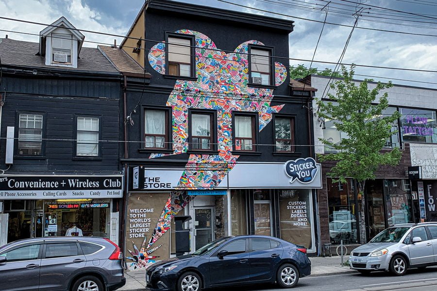 World's Largest Sticker Store With 3 Storey Graphic Feature Opens in