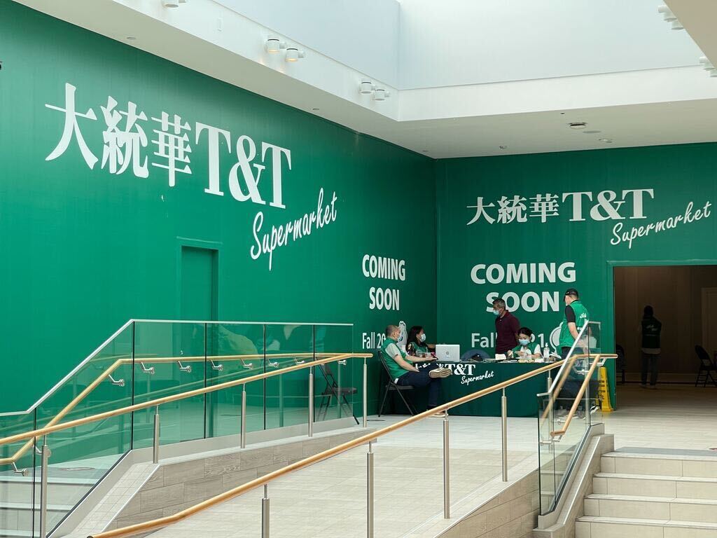 T&T Market Preparing to Open at Willowbrook Mall in Langley