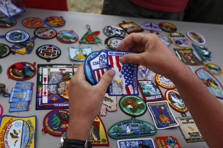 Patch Trading at the 2023 National Scout Jamboree