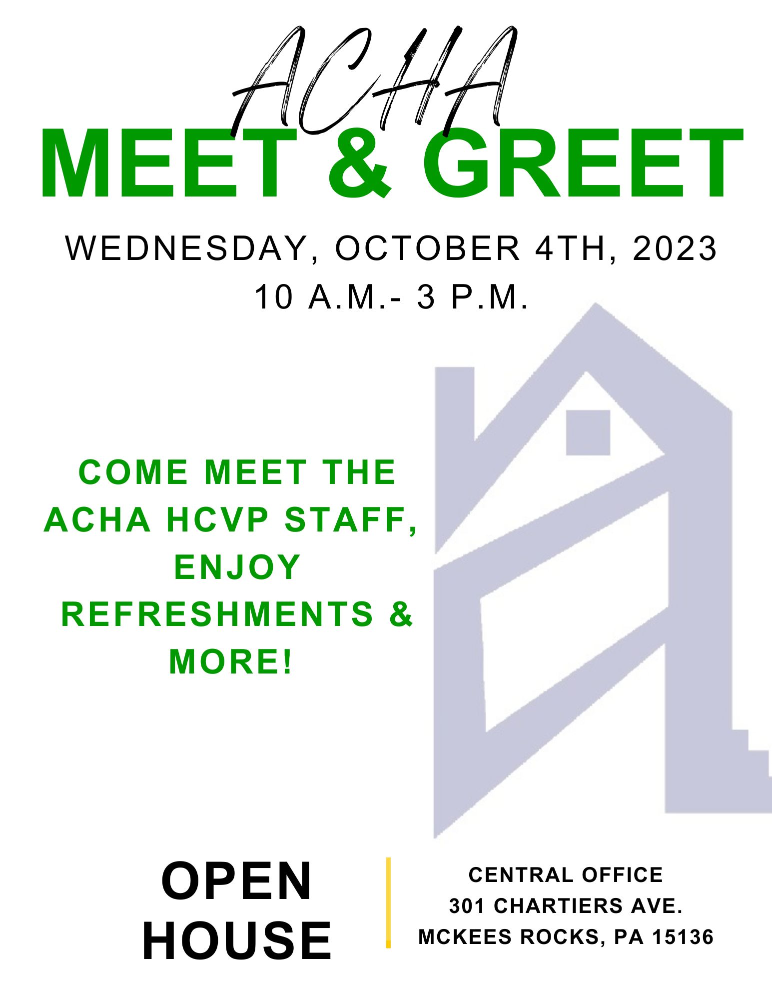Meet & Greet Allegheny County Housing Authority