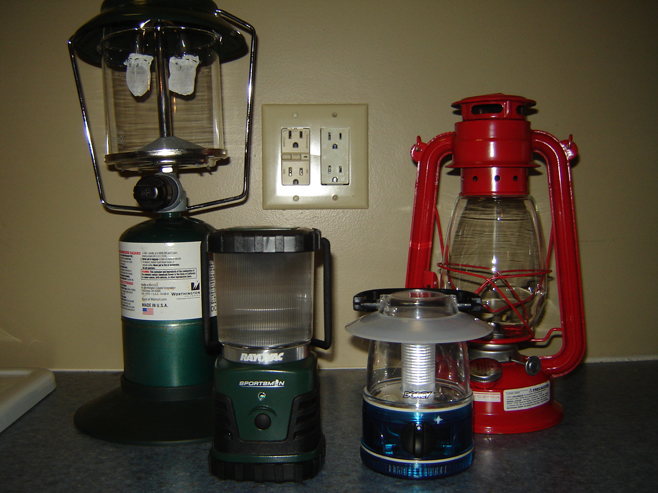 Comparison of Lanterns Propane vs. Kerosene vs. BatteryPowered