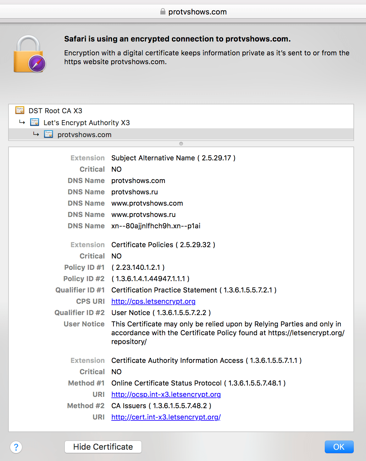 Several domains on the same server with Let's Encrypt TLS