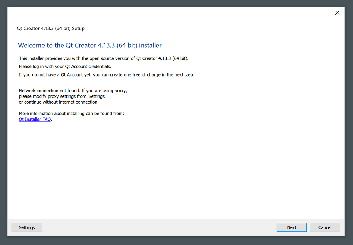 Installing Qt without installer Declaration of VAR