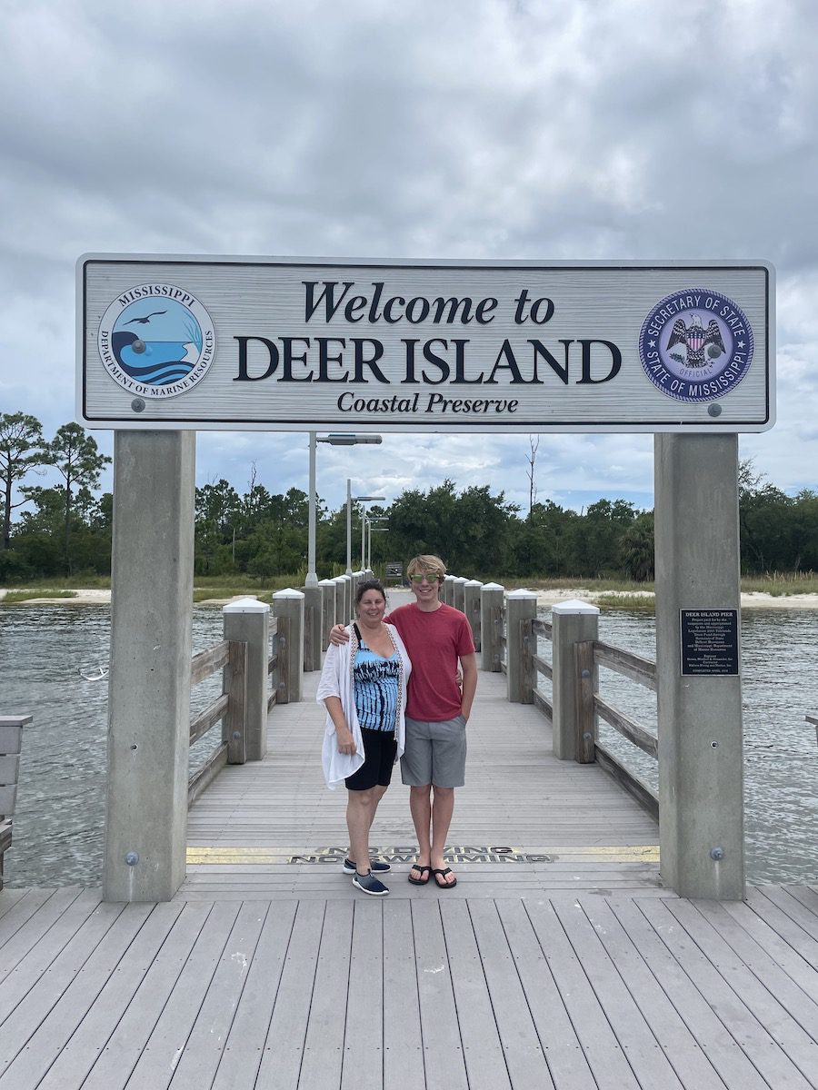 Best free vacation trip Deer Island Beach Biloxi