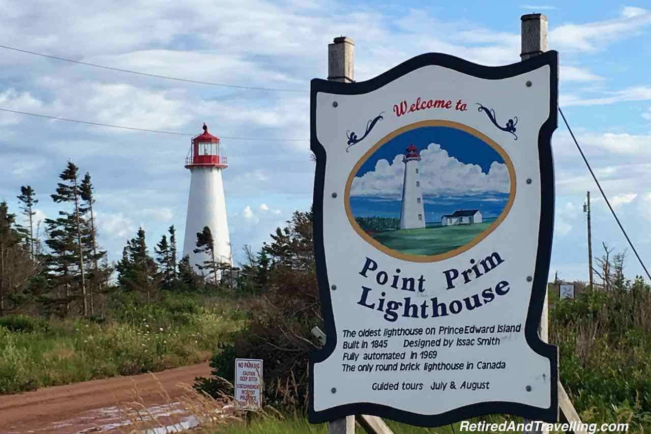 Visit Point Prim From Charlottetown PEI Retired And Travelling