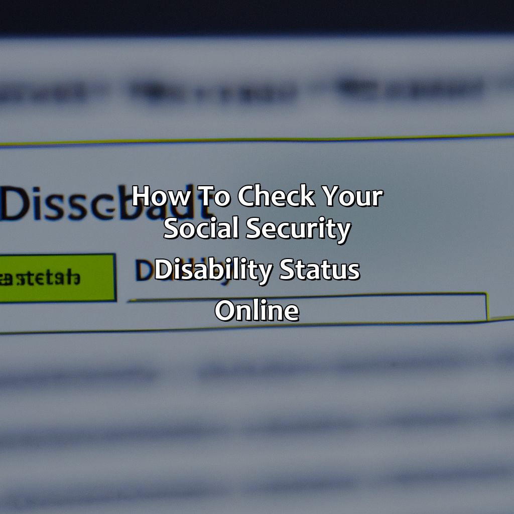 How To Check Your Social Security Disability Status Online? Retire Gen Z