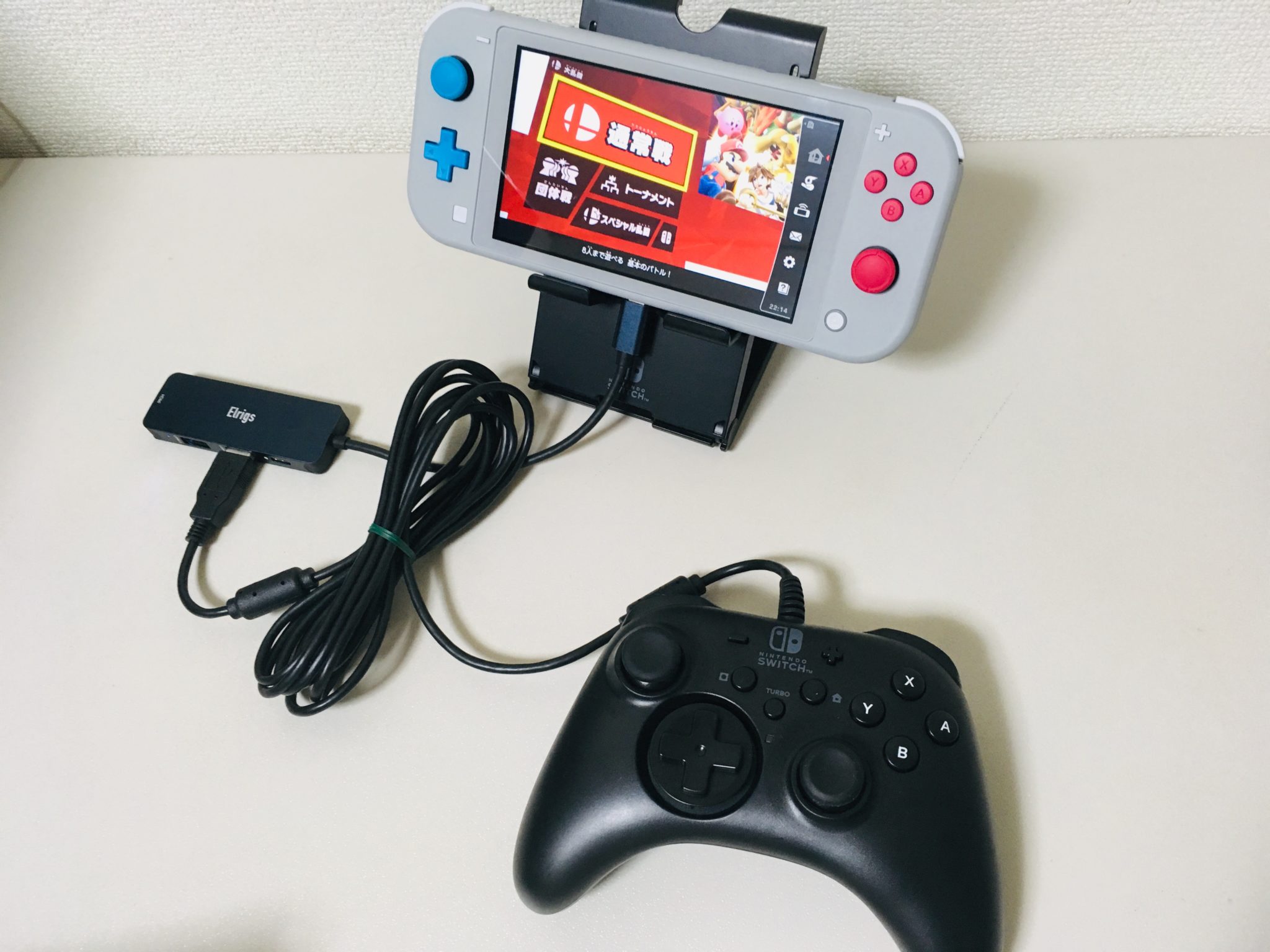 Switch Lite（スイッチライト）で有線コントローラーを接続する方法 れとろとろ ゲームブログ