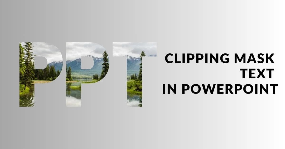 PowerPoint Clipping Mask Text A StepbyStep Guide Retouching Labs
